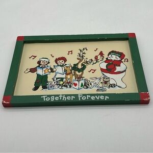RARE! SNOWDEN & FRIENDS RAGGEDY ANN & ANDY 1998 "TOGETHER FOREVER" PICTURE NEW